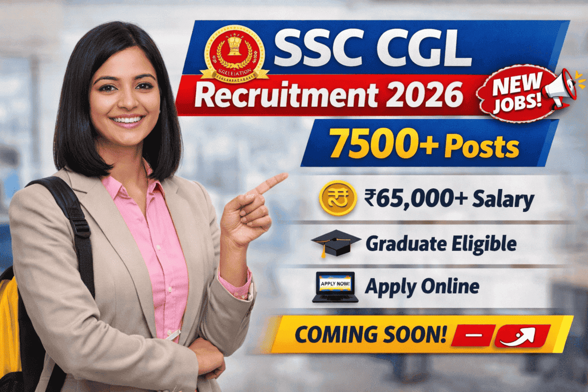 SSC CGL Recruitment 2026 – Apply Online for 7500+ Posts – Apply Online 2026 | MyGovUpdates
