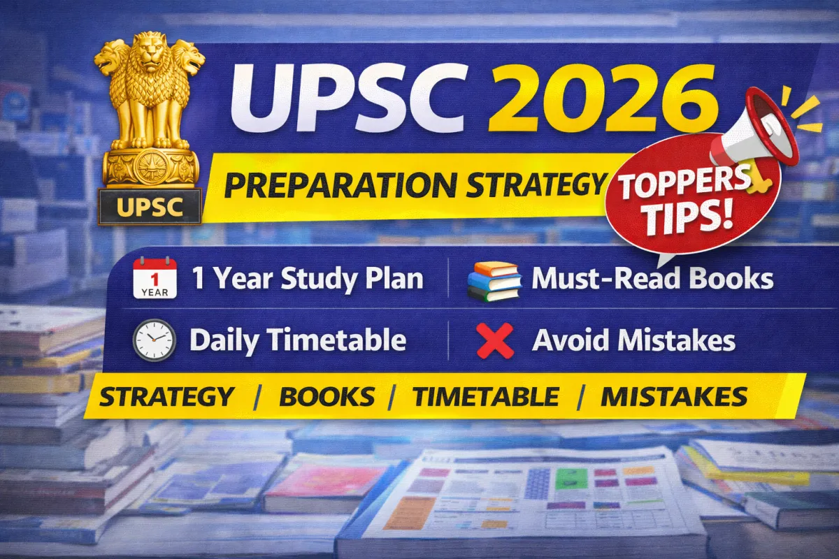 UPSC 2026 Preparation Strategy – Study Plan, Books, Timetable & Toppers Tips – MyGovUpdates